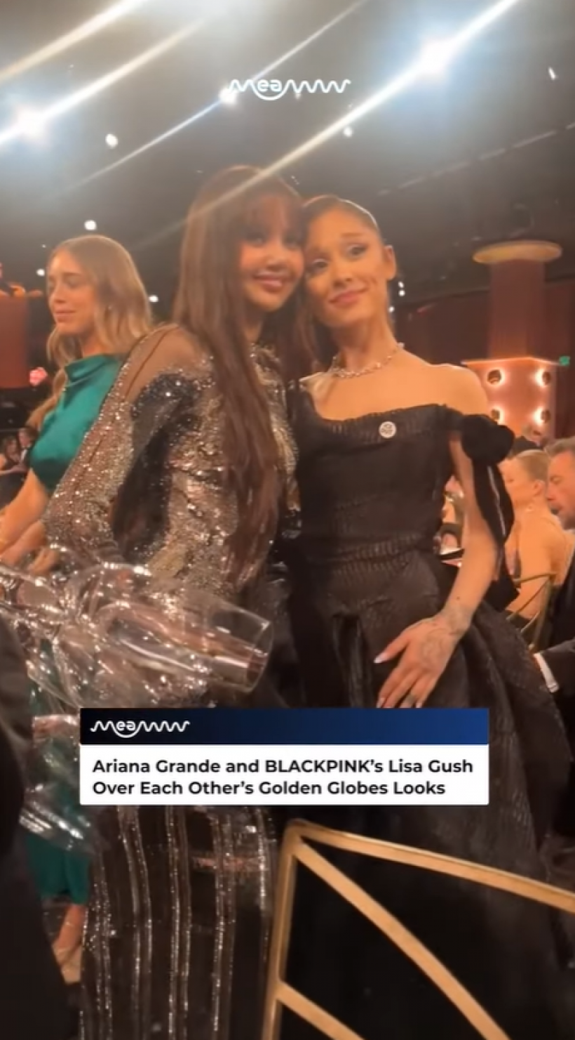 ลิซ่า หน้าเสีย! จังหวะชุลมุน เกือบทำชุด Ariana พัง!