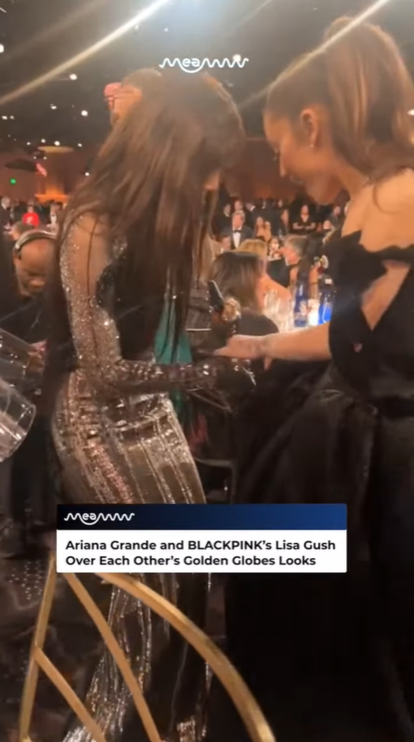 ลิซ่า หน้าเสีย! จังหวะชุลมุน เกือบทำชุด Ariana พัง!