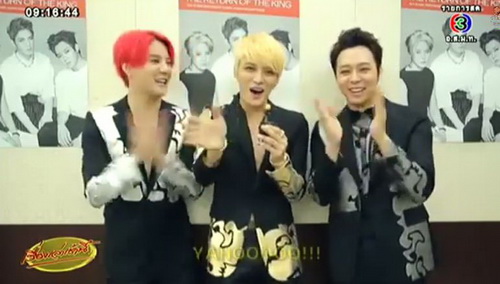 JYJ ส่งคลิปทักทายแฟนไทย พร้อมขึ้นคอนเสิร์ต 25 ก.ย.นี้