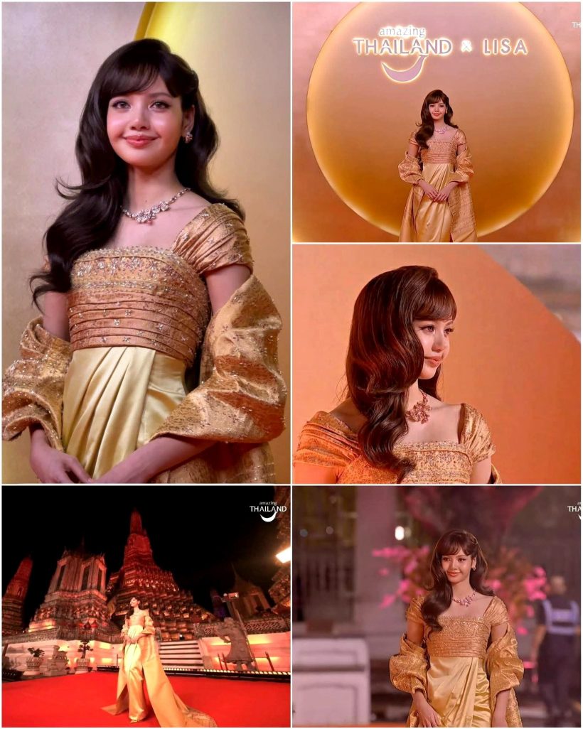 สวยสง่า ลิซ่า ร่วมงานกับ ททท. ชุดนี้ได้แรงบันดาลใจจากพระพันปีหลวง