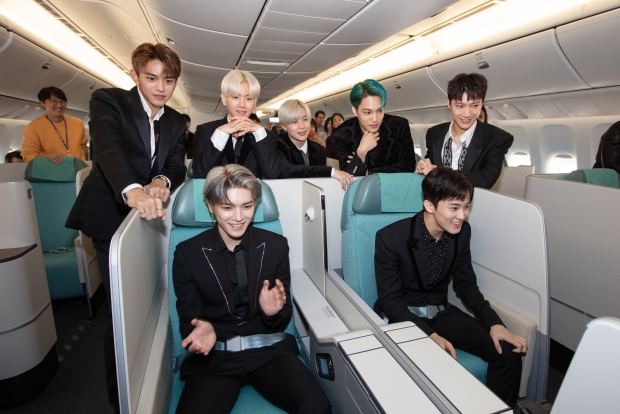 อลังการ!! Korean Air เผยภาพเครื่องบินพิเศษ ลายวง SuperM เปิดตัวในฐานะ โกลบอล เอมบลาสเดอร์ 