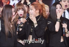 ขอขำแป๊บ! EXID ดีใจสุดติ่ง ทำหน้าเหวอคว้าแชมป์