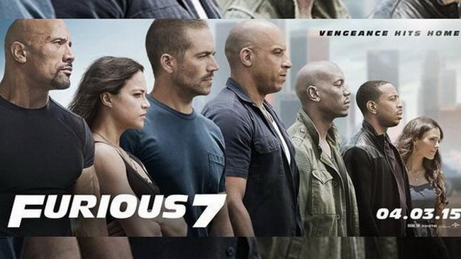 ภาพจากฉากจบหนัง  Furious 7