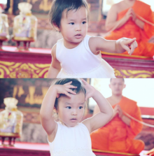 ท่าเป๊ะมาก!! น้องปีใหม่ ลูกสาว แอ๊ฟ ทักษอร!!