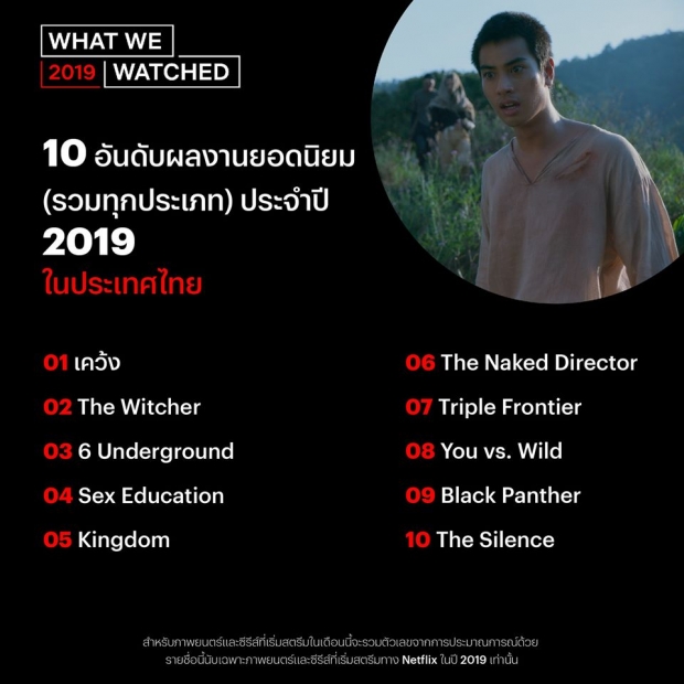 ไทยนิยมไทย! เคว้ง คว้าอันดับ1 ซีรี่ย์ที่คนไทยนิยมที่สุดบน Netflix 