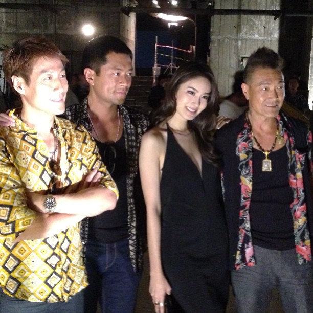 Pic: ปอย ตรีชฎา ถ่ายหนัง The white strom กับซุปตาร์ฮ่องกง