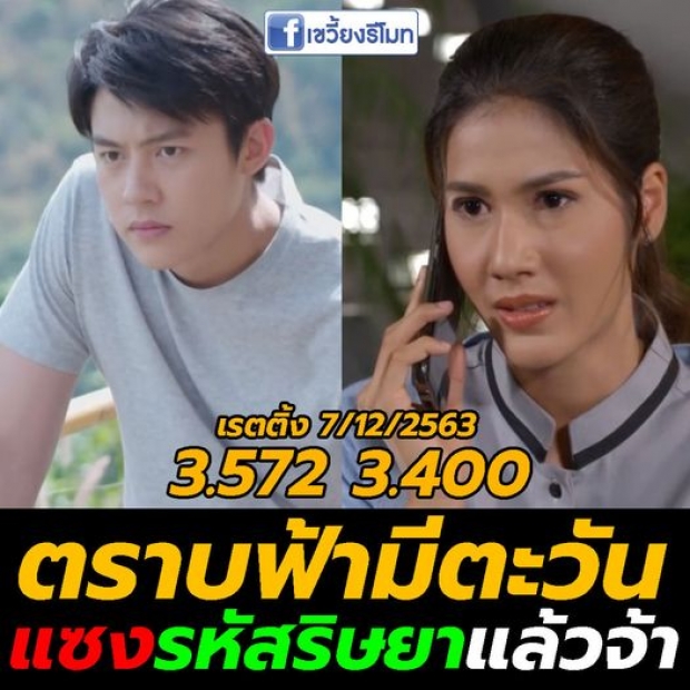 เผยเรตติ้ง ตราบฟ้ามีตะวัน หลัง ออนเเอร์ยาวเกือบ 1 เดือน 