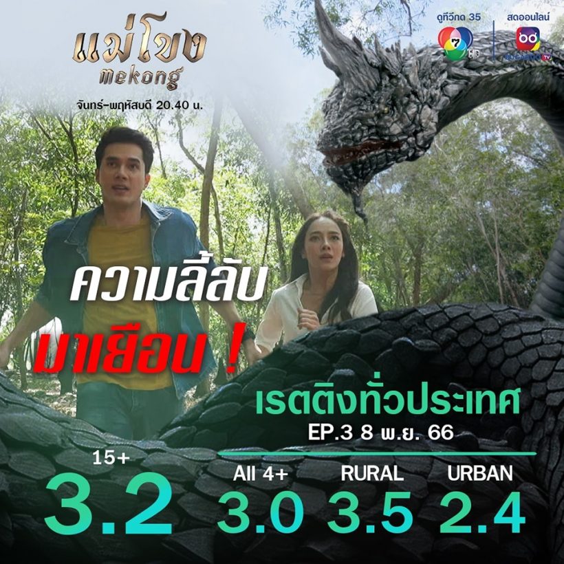 ปะทะเดือด! เปิดเรตติ้งช่อง3 VS ช่อง7 สนุกทุกเรื่องศึกเเย่งรีโมท