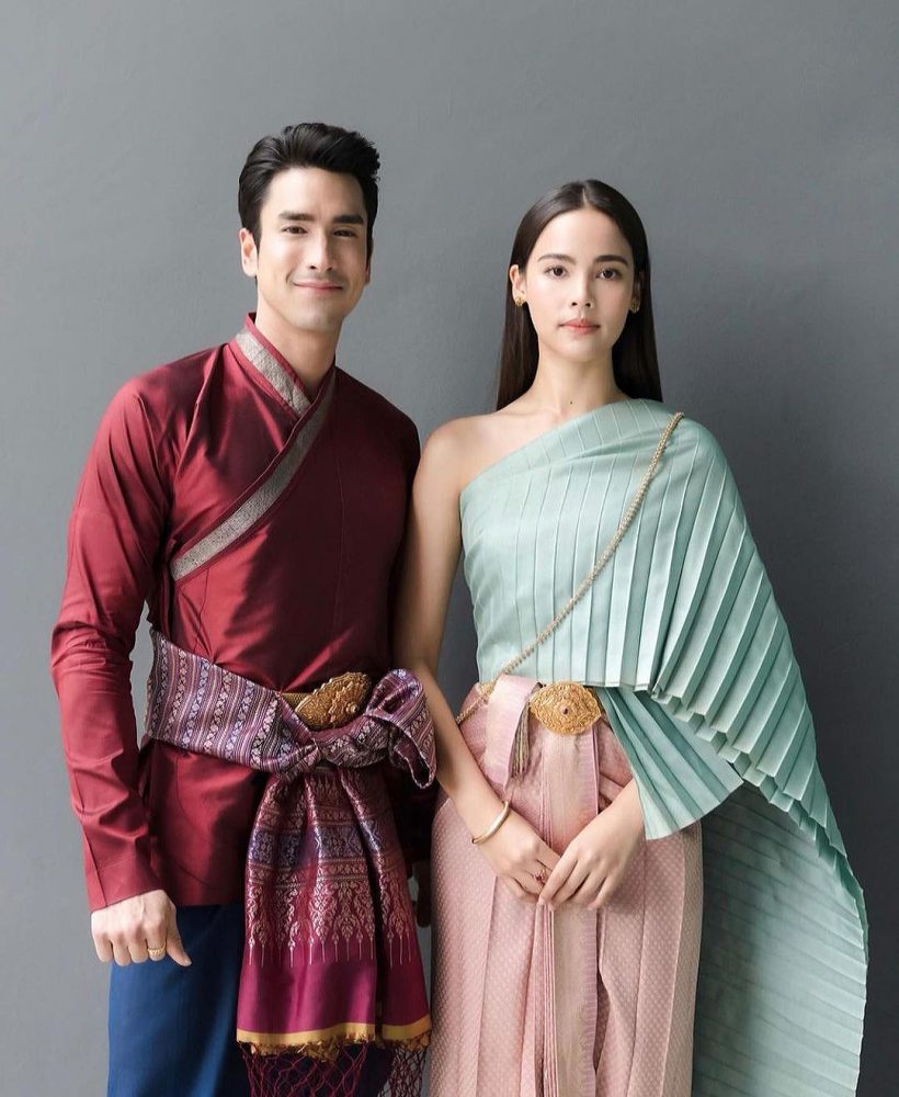 ตะลึงเลย!!ญาญ่า ห่มสไบนุ่งจีบหน้านาง สวยอย่างกับหลุดมาจากอยุธยา!