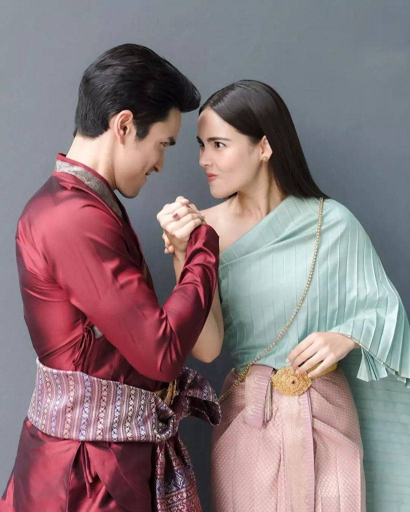 ตะลึงเลย!!ญาญ่า ห่มสไบนุ่งจีบหน้านาง สวยอย่างกับหลุดมาจากอยุธยา!