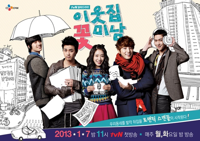 เรื่องย่อ ซีรี่ย์เกาหลี Flower Boy Next Door