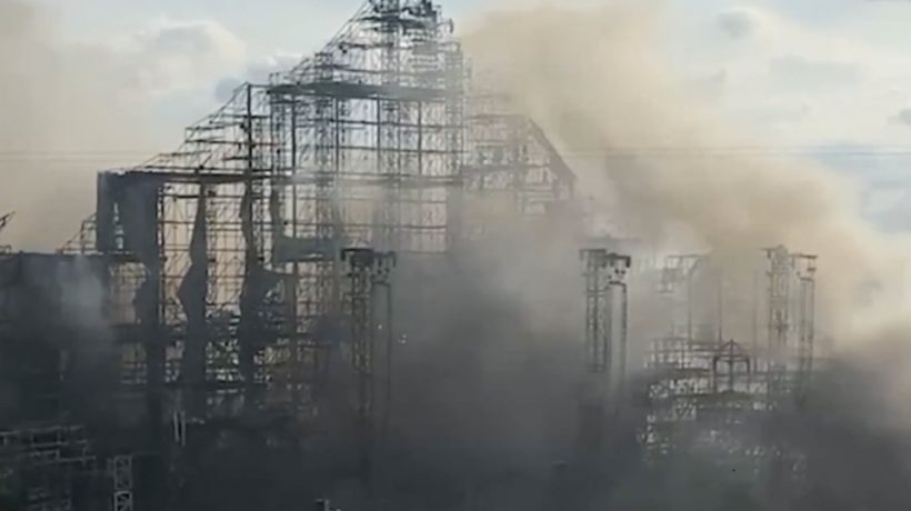 เปิดภาพเพลิงไหม้ครั้งใหญ่ เวทีหลักเทศกาลดนตรี Tomorrowland 2025