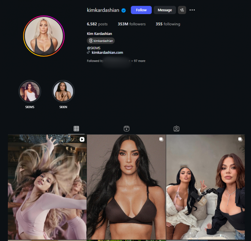 โคตรสุด!คิมคาร์เดเชี่ยน โพสต์อวย ลิซ่า กลางไอจี 300 ล้านซับ