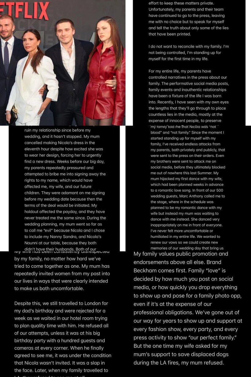 เดวิด เบคแคม ตอบกลับนิ่มๆ หลังลูกชายเทกระจาดแฉยับกลาง IG