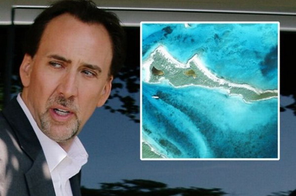 Nicholas Cage – Leaf Cay, Bahamas 