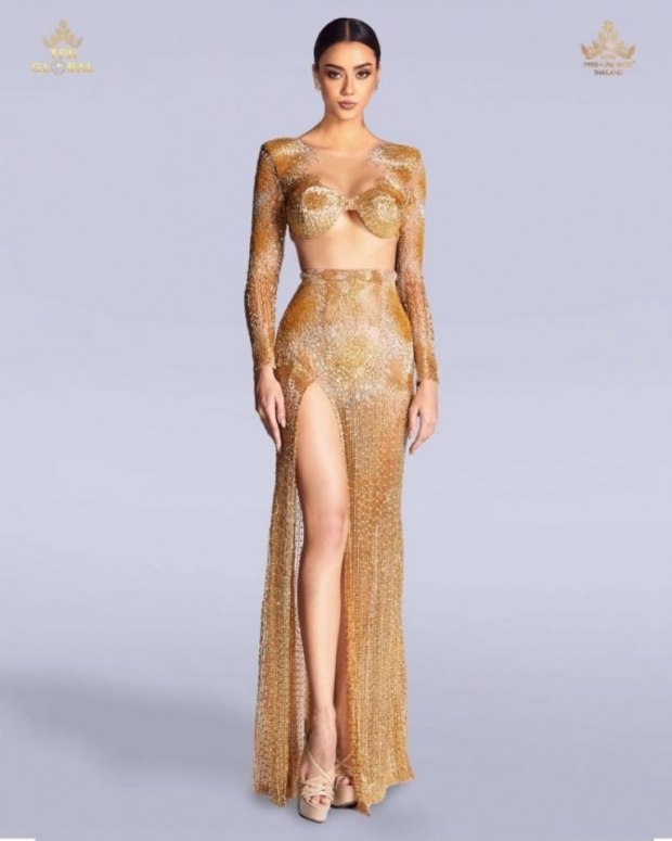 ชุดแบรนด์ไทยดังไกลระดับโลก สวยถูกใจ Miss Universe 2006 ยังต้องขอซื้อ!
