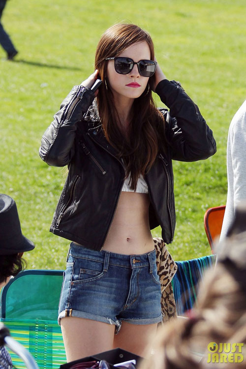 เอ็มม่า วัตสัน กับลุคเซ็กซี่ ที่กองถ่าย The Bling Ring