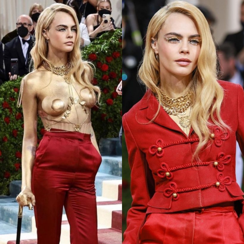  โลกต้องจำ! ซุปตาร์สาวเปลือยอกกลางพรมแดงMetGala2022