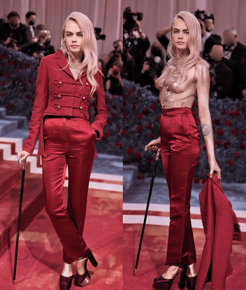  โลกต้องจำ! ซุปตาร์สาวเปลือยอกกลางพรมแดงMetGala2022