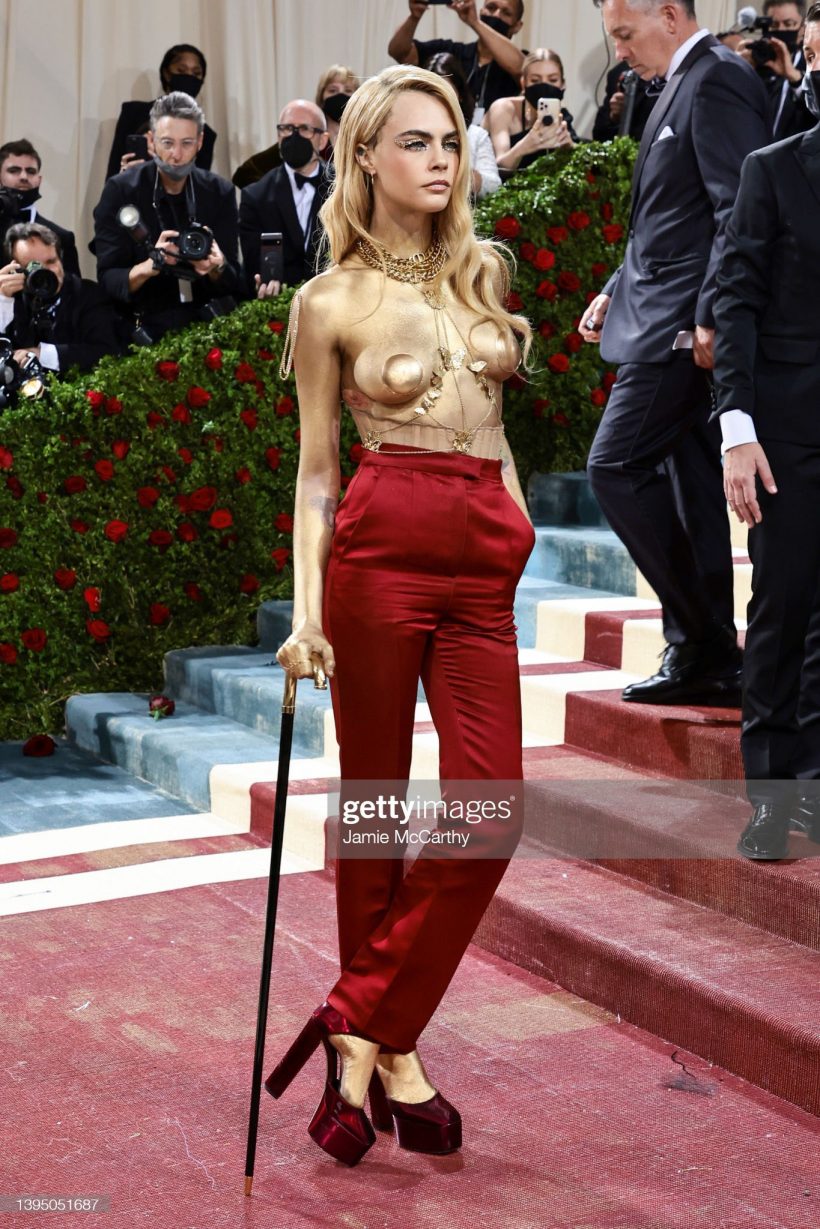  โลกต้องจำ! ซุปตาร์สาวเปลือยอกกลางพรมแดงMetGala2022