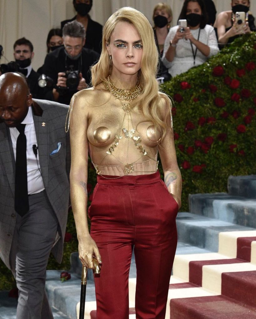  โลกต้องจำ! ซุปตาร์สาวเปลือยอกกลางพรมแดงMetGala2022