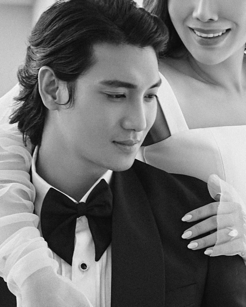 ว่าที่เจ้าบ่าวสายละมุน ไป่ ทาคน ทำแฟนคลับใจบางกับภาพคู่สุดหวาน