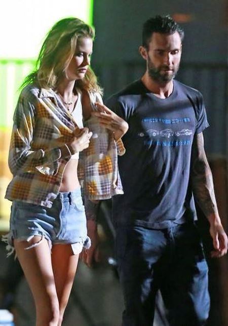 Adam Levine & Behati Prinsloo