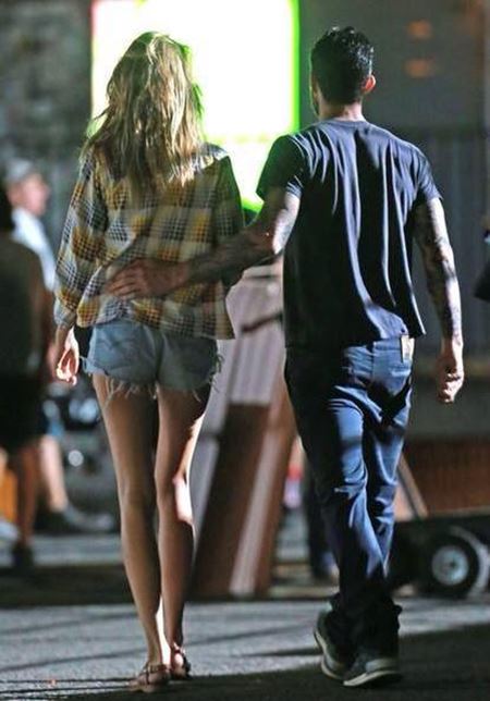 Adam Levine & Behati Prinsloo