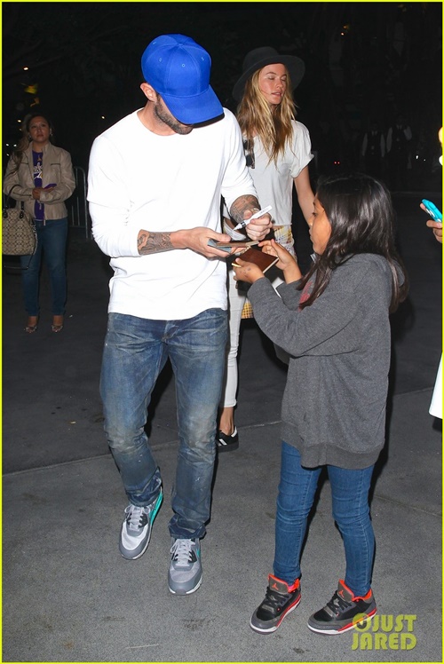 Adam Levine & Behati Prinsloo