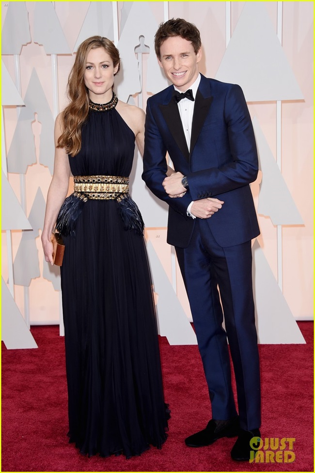 Eddie Redmayne และภรรยา  Hannah Bagshawe.