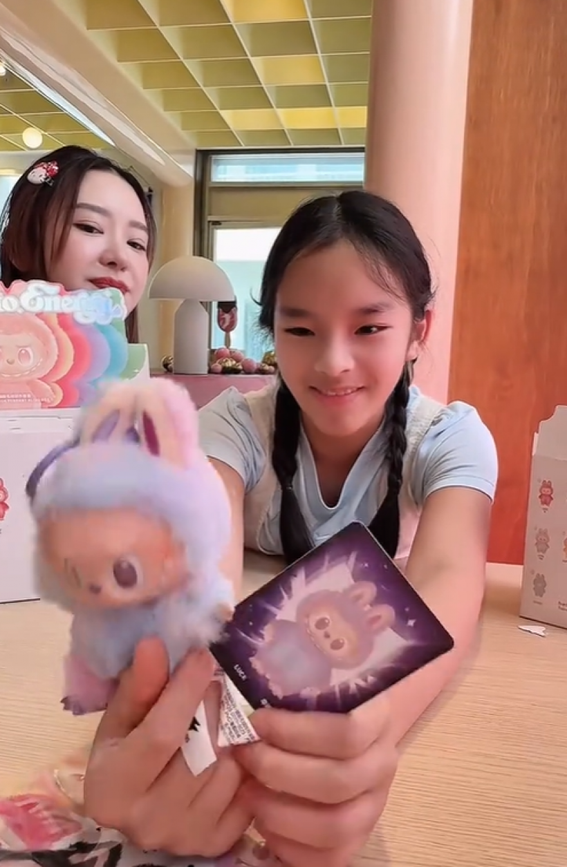 โมเมนต์ใจฟู น้องปีใหม่ได้เจอน้ามายด์เเล้ว เคมีเข้าขากันสุดๆ