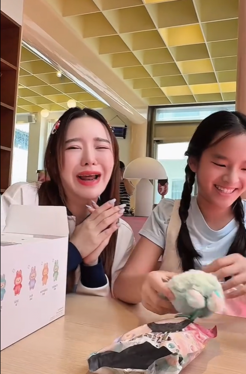 โมเมนต์ใจฟู น้องปีใหม่ได้เจอน้ามายด์เเล้ว เคมีเข้าขากันสุดๆ