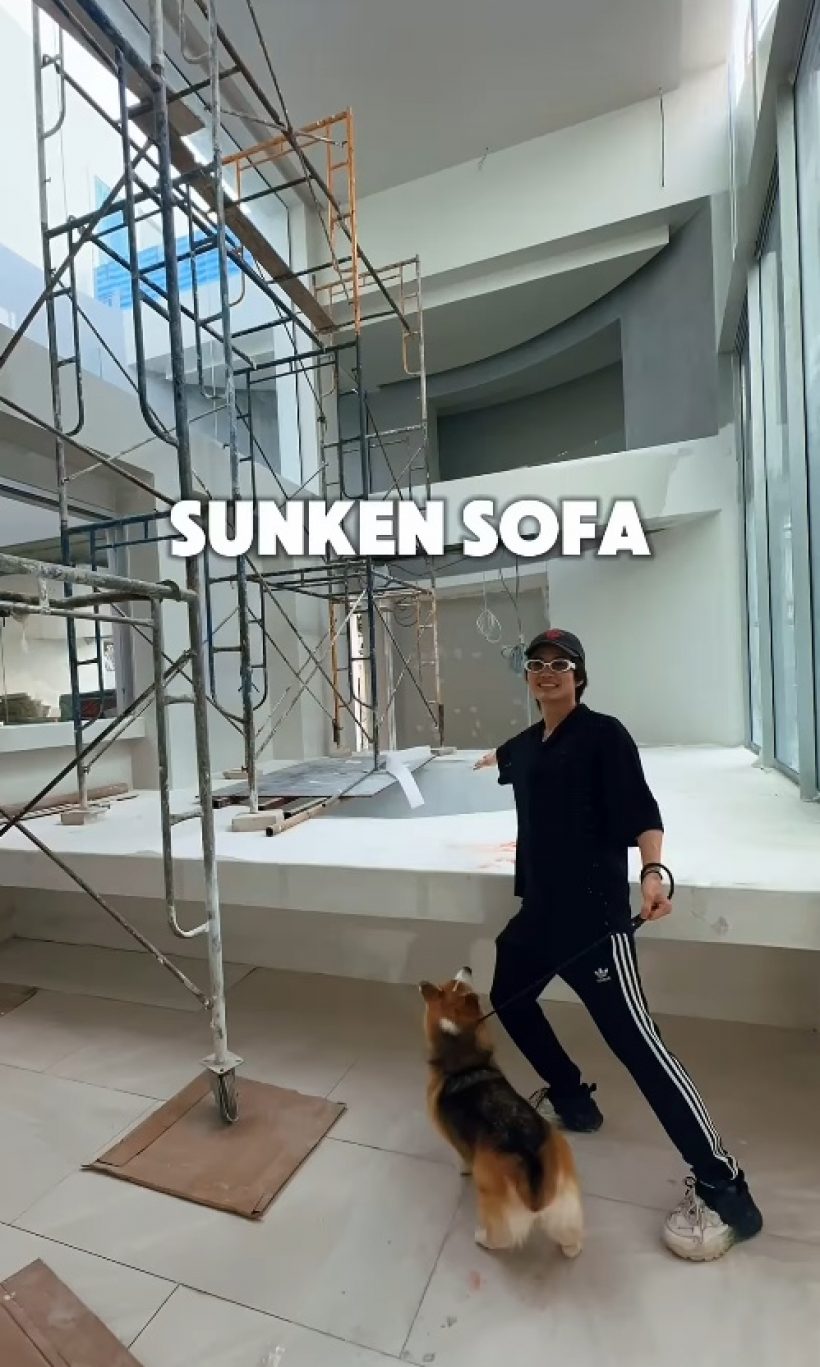 บ้านใหม่กอล์ฟ พิชญะ ดีไซน์สุดล้ำ ยังไม่เสร็จแต่ตะลึงแล้ว