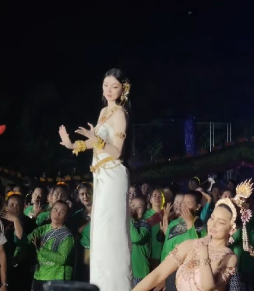 ต้าเหนิง รำถวายที่คำชะโนด สวยออร่า แต่โดนดราม่าที่ช็อตนี้!?