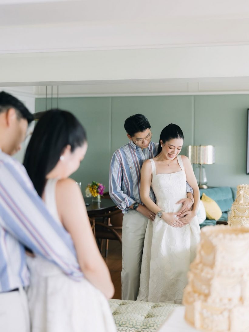 เเห่ยินดี! ไฮโซสาวตระกูลดัง ประกาศเพศลูกทำเฮทั้งครอบครัว