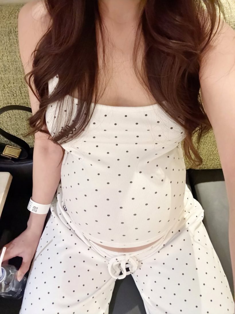 ภาพล่าสุด เนย วรัฐฐา อุ้มท้อง37วีค น้ำหนักพุ่ง13โล