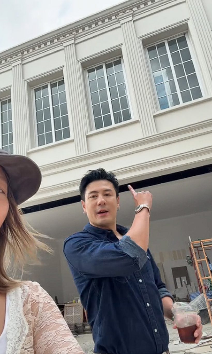 โดม-เมทัล พาทัวร์บ้านใหม่ สวยอลังใกล้สร้างเสร็จเเล้ว