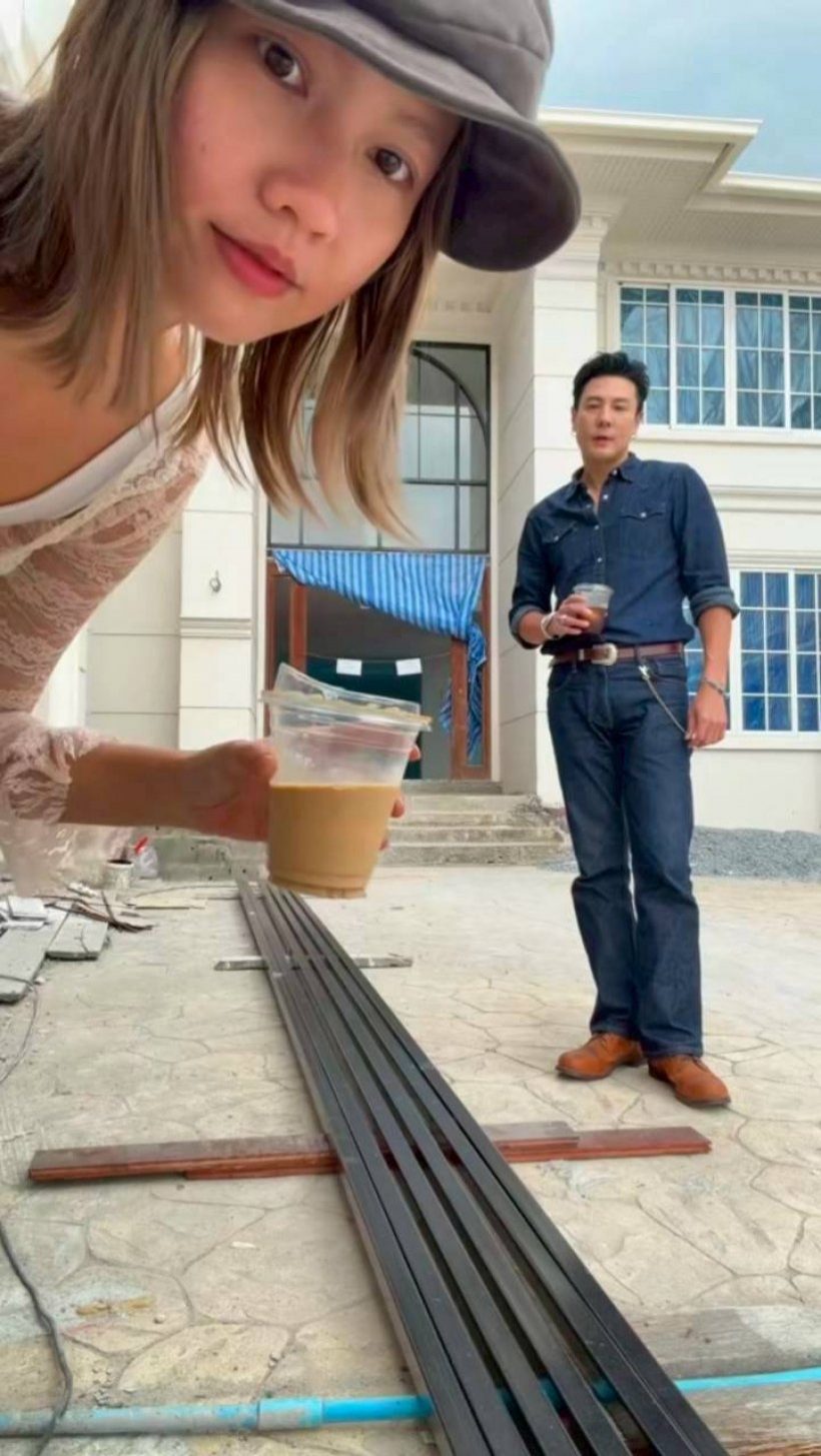 โดม-เมทัล พาทัวร์บ้านใหม่ สวยอลังใกล้สร้างเสร็จเเล้ว