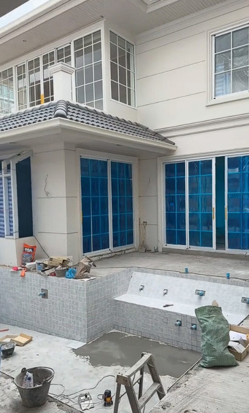 โดม-เมทัล พาทัวร์บ้านใหม่ สวยอลังใกล้สร้างเสร็จเเล้ว