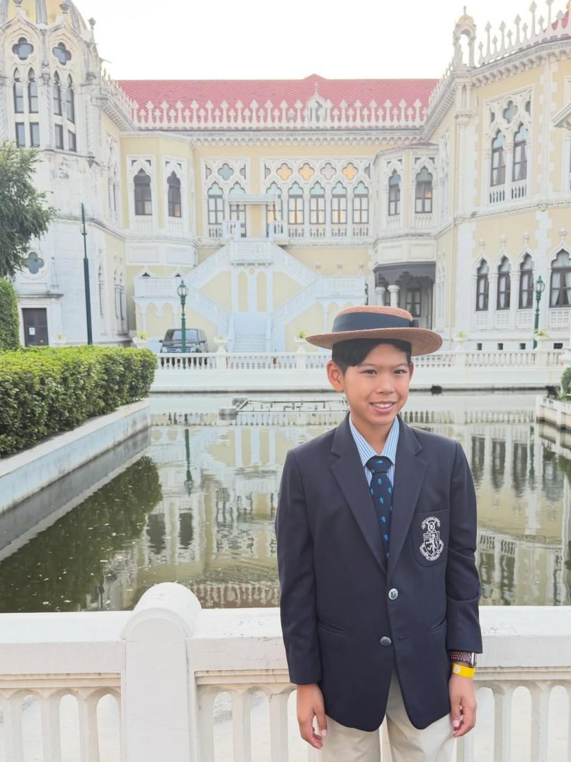 สุดปลื้ม! ลูกชายดาราดัง เป็นตัวแทน กล่าวขอบคุณนายกฯ