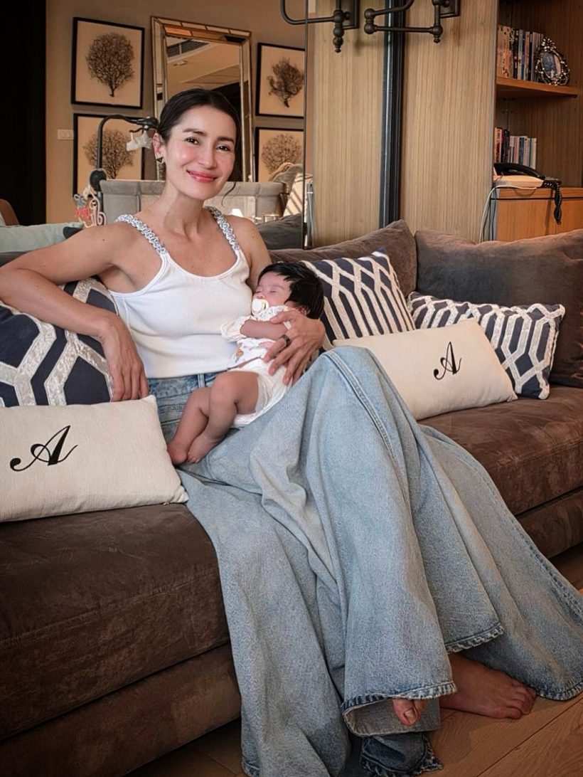 ดาราสาวดัง เผยโฉมเบบี๋วัย2เดือน บอกเจมส์จิ หมั้นไว้ก่อนได้นะ