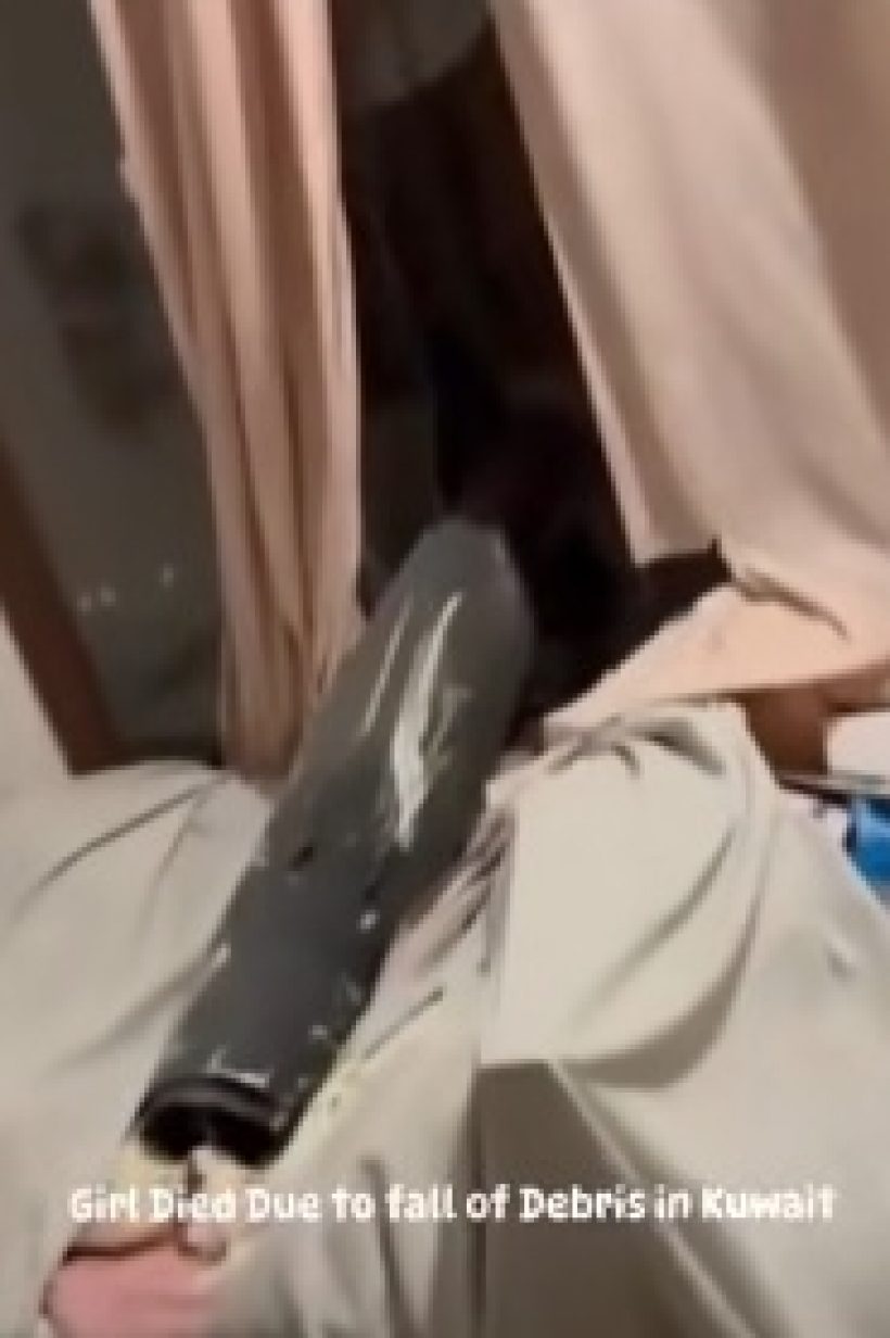 แองจี้ อัปเดตชีวิตที่คูเวต พร้อมเปิดภาพ ชิ้นส่วนจรวดทะลุบ้าน