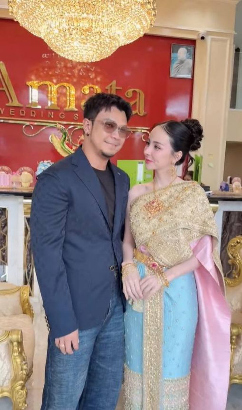 มีข่าวดี? เผยภาพหนุ่มกะลา-จ๊ะโอ๋ ในลุคบ่าวสาวสุดอลังการ