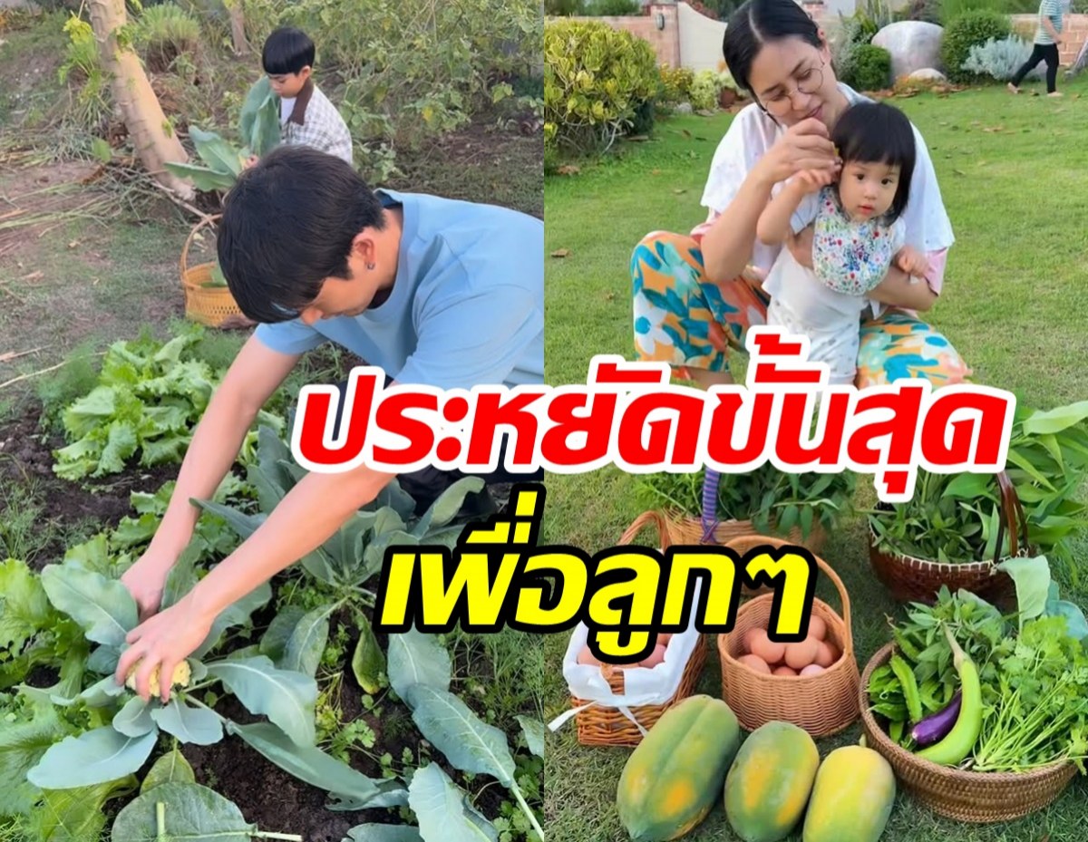 คู่รักปรับตัวสู้วิกฤตน้ำมันแพง โชคดีที่บ้านเลี้ยงไก่-ปลูกผักไว้