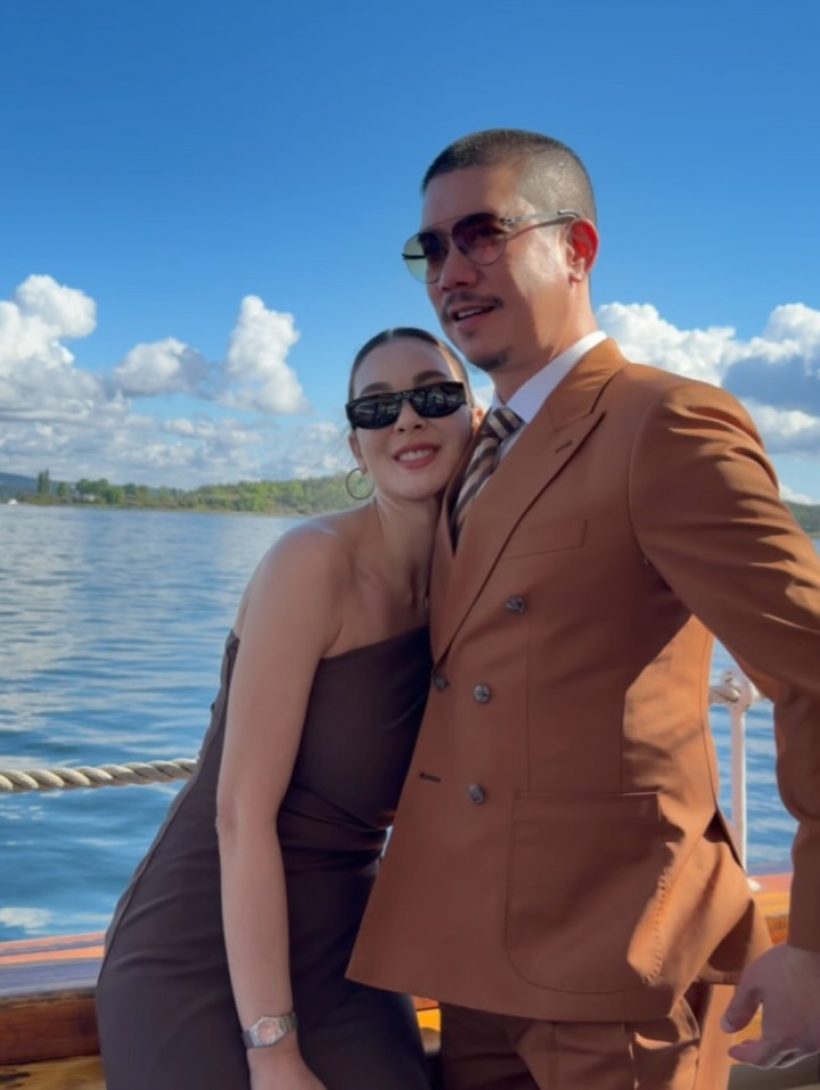 คู่รักลัดฟ้าร่วมยินดี ณเดชน์-ญาญ่า หวานฉ่ำไม่แพ้บ่าวสาว