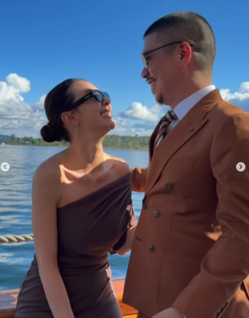 คู่รักลัดฟ้าร่วมยินดี ณเดชน์-ญาญ่า หวานฉ่ำไม่แพ้บ่าวสาว