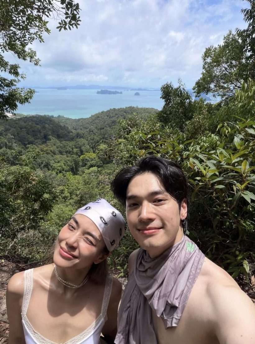 โอบ-ปราง อวดรูปคู่ทริปเดินป่า แคปชั่นทำคนโสดมีตุย