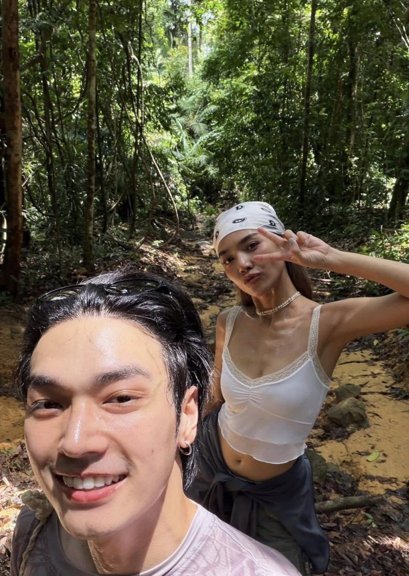โอบ-ปราง อวดรูปคู่ทริปเดินป่า แคปชั่นทำคนโสดมีตุย