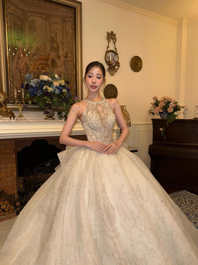 มีข่าวดีหรอ? ดาราสาวดัง สวมชุดเจ้าสาว สวยราวเจ้าหญิง