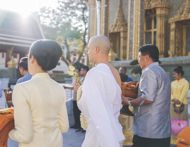 ร่วมอนุโมทนาบุญ! ปั้นจั่น ปรมะ เข้าพิธีอุปสมบท ได้ฉายาทางธรรม พระธัมมะโชโต 